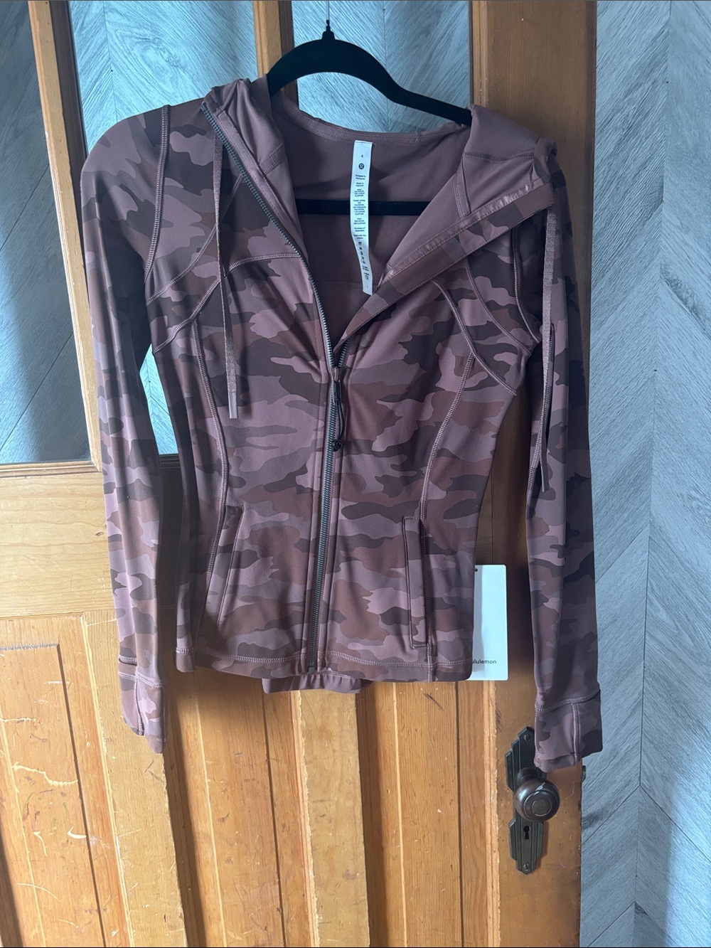 Nwt lululemon athletica Define Camo Zip-Up Hoodie Jacket